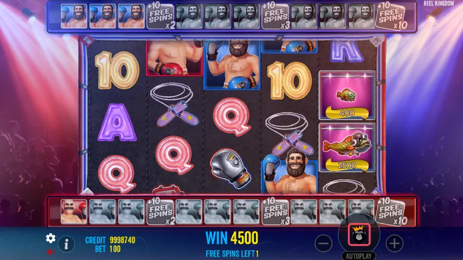 Big Bass Boxing Bonus Round slot gameplay