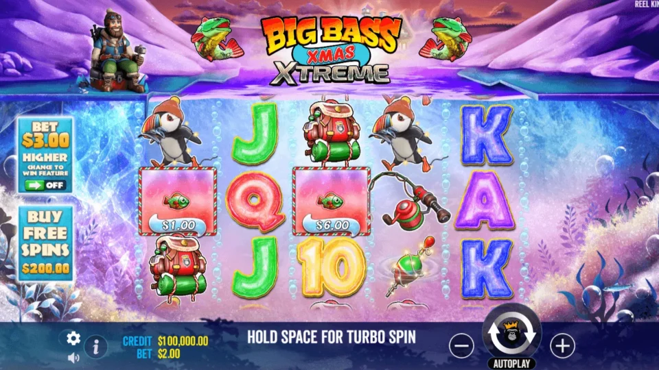 Big Bass Xmas Extreme slot gameplay