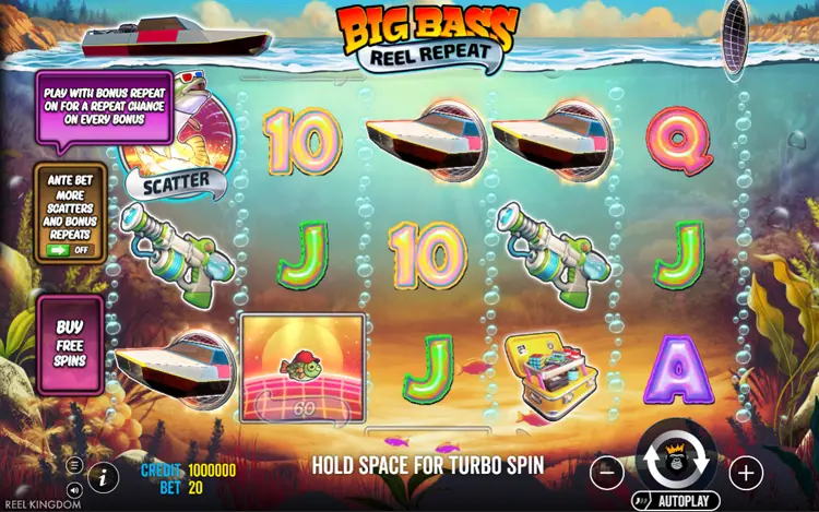 Big Bass Reel Repeat slot gameplay