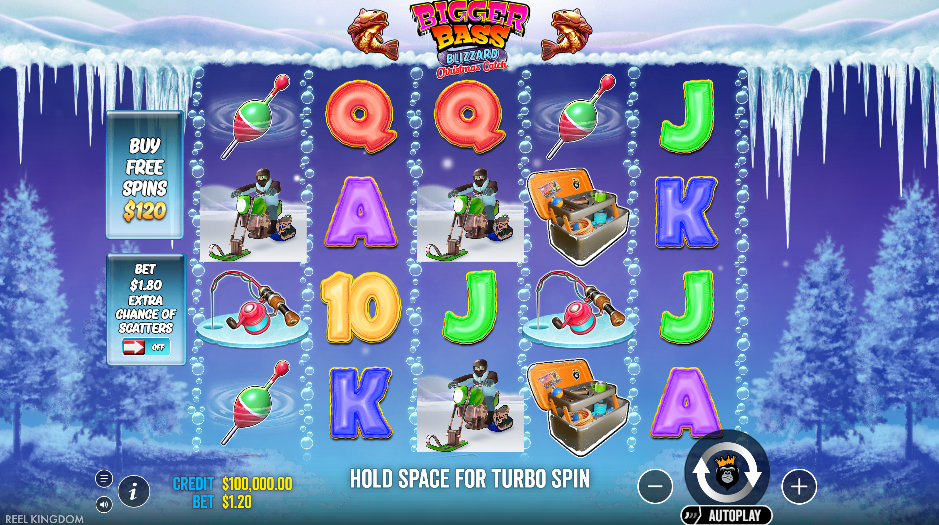 Bigger Bass Blizzard – Christmas Catch slot gameplay