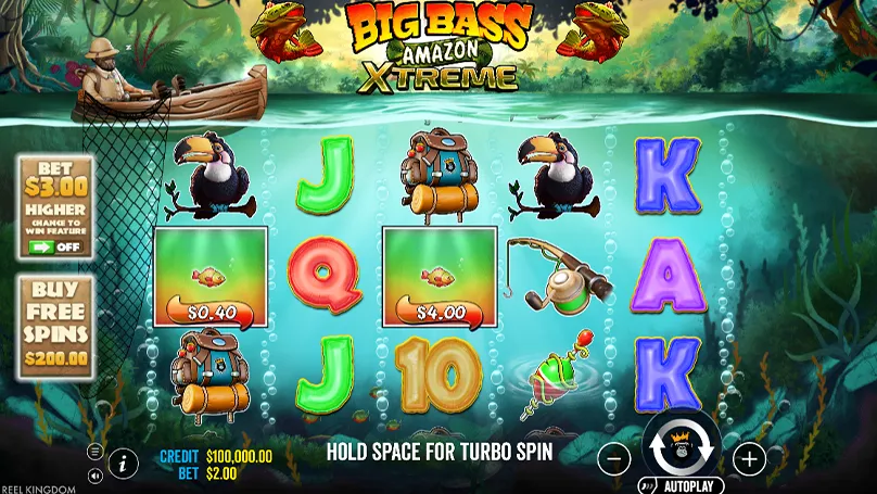 Big Bass Amazon Xtreme slot gameplay