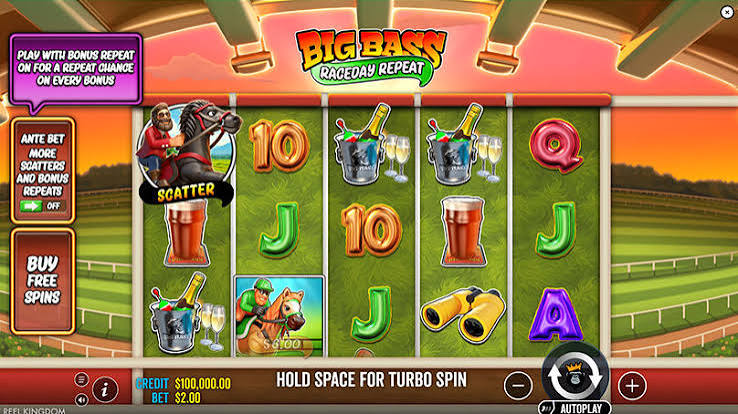 Big Bass Raceday Repeat slot gameplay