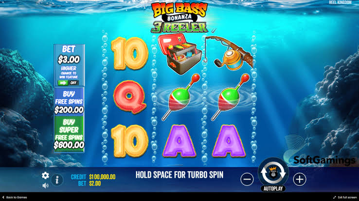 Big Bass Bonanza 3 Reeler slot gameplay