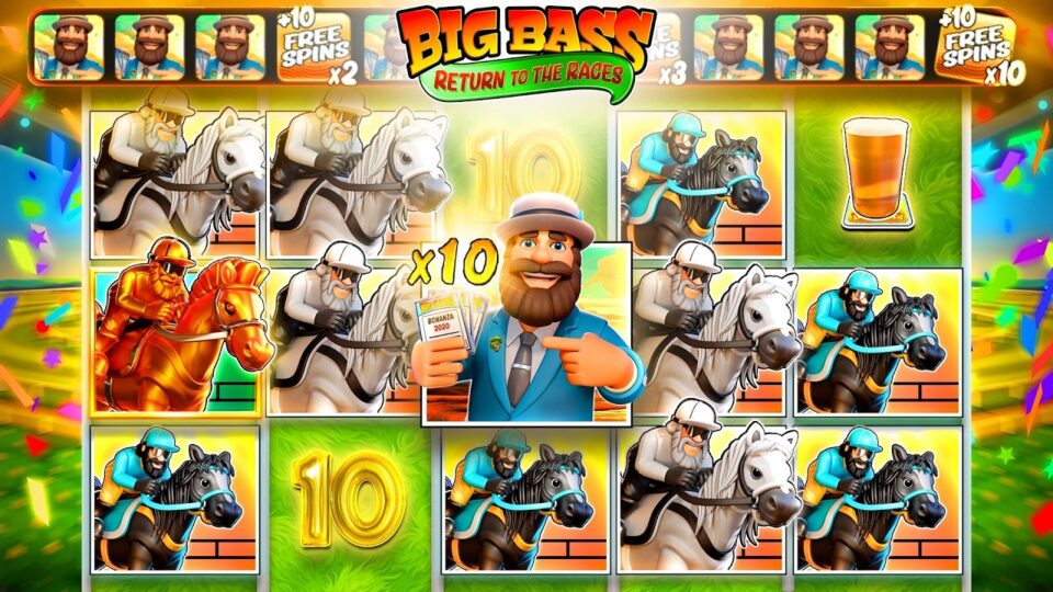 Big Bass Return to the Races slot gameplay